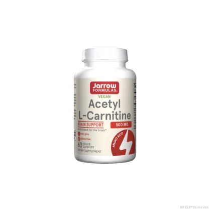 Ацетил Л-Карнитин 500 мг х 60 капсули ДЖАРОУ | Jarrow Formulas Acetyl L-Carnitine
