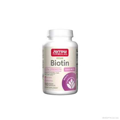 Биотин 5000 мкг х 100 капсули ДЖАРОУ| Jarrow Formulas Biotin