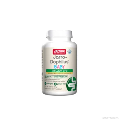 ДЖАРОУ ДОФИЛУС Пробиотик за деца + пребиотик на прах х 71 гр | Jarrow Formulas Jarro-Dophilus Baby Probiotic + GOS