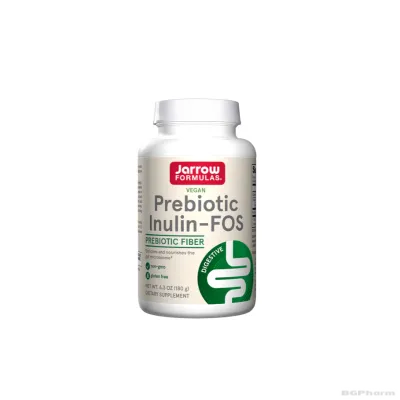 Пребиотик Инулин + Фруктоолигозахариди на прах х 180 гр ДЖАРОУ | Jarrow Formulas Prebiotic Inulin-FOS