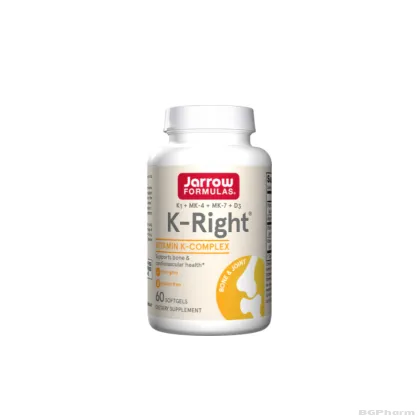 Витамин К Комплекс х 60 капсули ДЖАРОУ | Jarrow Formulas K-Right Vitamin K Complex