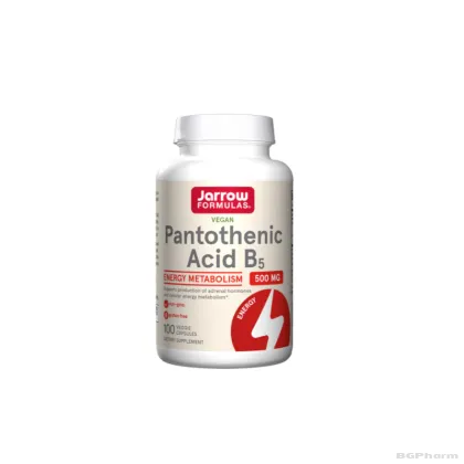 Пантотенова Киселина (Витамин Б5) 500мг х 100 капсули ДЖАРОУ | Jarrow Formulas Pantothenic Acid B5