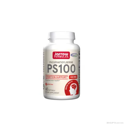 Фосфатидилсерин 100 мг х 60 капсули ДЖАРОУ | Jarrow Formulas PS Phosphatidylserine 