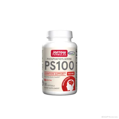 Фосфатидилсерин 100 мг х 30 капсули ДЖАРОУ | Jarrow Formulas PS Phosphatidylserine 
