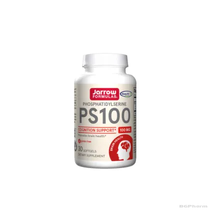 Фосфатидилсерин 100 мг х 30 капсули ДЖАРОУ | Jarrow Formulas PS Phosphatidylserine