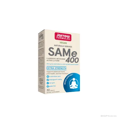 САМе S-Аденозил метионин 400 мг х 30 таблетки ДЖАРОУ | Jarrow Formulas SAMe