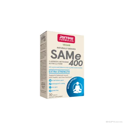 САМе S-Аденозил метионин 400 мг х 30 таблетки ДЖАРОУ | Jarrow Formulas SAMe