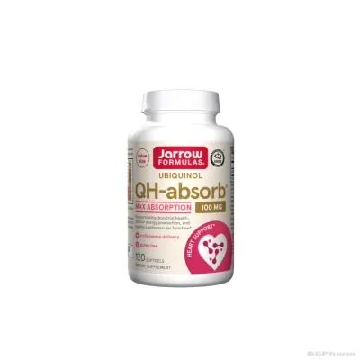 Коензим Q10 Убиквинол 100 мг х 120 капсули | Jarrow Formulas Ubiquinol QH-absorb®