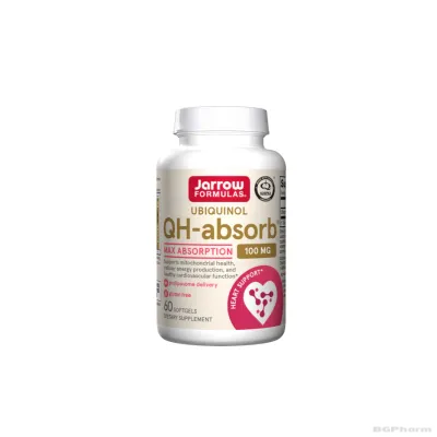 Коензим Q10 Убиквинол 100 мг х 60 капсули | Jarrow Formulas Ubiquinol QH-absorb®