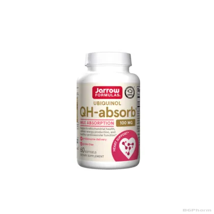 Коензим Q10 Убиквинол 100 мг х 60 капсули | Jarrow Formulas Ubiquinol QH-absorb®
