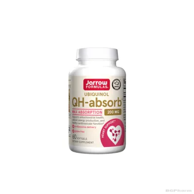 Коензим Q10 Убиквинол 200 мг х 60 капсули | Jarrow Formulas Ubiquinol QH-absorb®