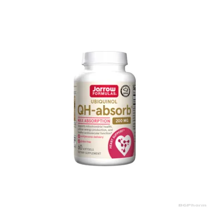 Коензим Q10 Убиквинол 200 мг х 60 капсули | Jarrow Formulas Ubiquinol QH-absorb®