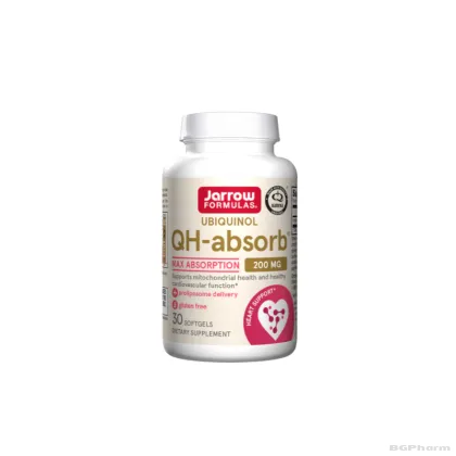 Коензим Q10 Убиквинол 200 мг х 30 капсули | Jarrow Formulas Ubiquinol QH-absorb®