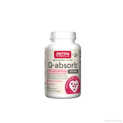 Коензим Q10 Убиквинон 100 мг х 60 капсули ДЖАРОУ | Jarrow Formulas Ubiquinone Q-absorb® Co-Q10