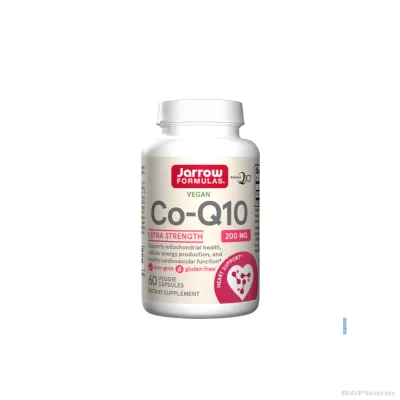 Коензим Q10 УБИКВИНОН 200 мг х 60 капсули ДЖАРОУ | Jarrow Formulas Coenzyme Q10 Ubiquinone