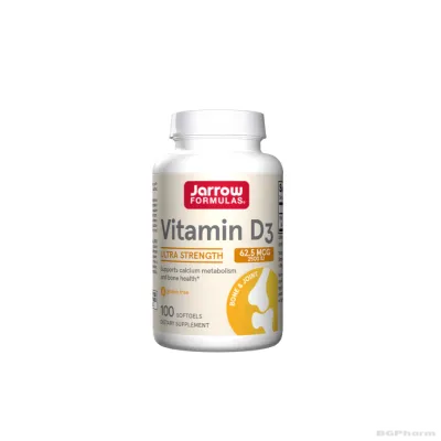 Витамин Д3 2500IU х 100 капсули ДЖАРОУ | Jarrow Formulas Vitamin D5
