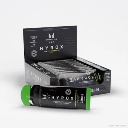 HYROX THE Азотен Бустер 50 гр х 12 броя МАЙПРОТЕИН | Myprotein Pre-Workout Gel