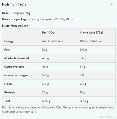 Протеиново барче с овесени ядки 75 гр х 12 броя МАЙПРОТЕИН | Myprotein Oat Bakes