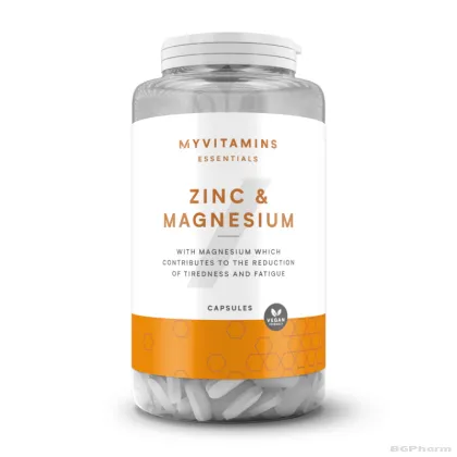 Цинк + Магнезий 10/150мг + Витамин Б6 х 270 капсули МАЙПРОТЕИН | Myprotein Zinc + Magnesium