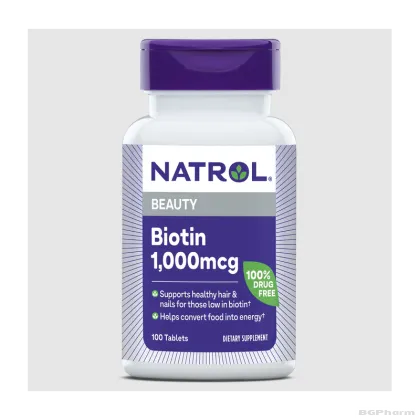 Натрол Биотин 1000 мкг х 100 таблетки | Natrol Biotin