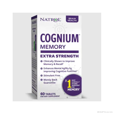 Натрол КОГНИУМ Екстра силен 200 мг х 60 таблетки | Natrol Cognium Extra Strength