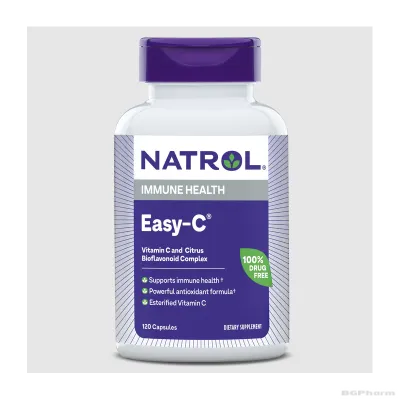 Натрол Витамин Ц 500 мг + биофлавоноиди х 120 капсули | Natrol Easy-C with Bioflavonoids
