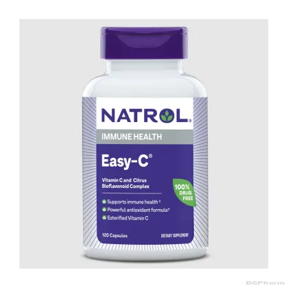 Натрол Витамин Ц 500 мг + биофлавоноиди х 120 капсули | Natrol Easy-C with Bioflavonoids