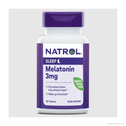 Натрол Мелатонин 3 мг х 60 таблетки | Natrol Melatonin
