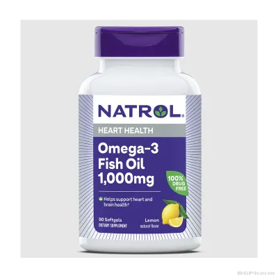 Натрол Омега 3 Рибено масло 1000 мг х 60 капсули | Natrol Omega-3 Fish Oil