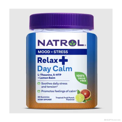 Натрол РЕЛАКСИЯ ДЕЙ Формула за успокоение х 60 желирани таблетки | Natrol Relaxia Day Calm