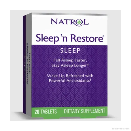 Натрол СЛИЙП ЕНД РЕСТОР Формула за сън х 20 таблетки | Natrol Sleep 'N Restore