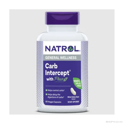 Натрол Бял боб екстракт х 60 капсули | Natrol White Kidney Bean Carb Intercept