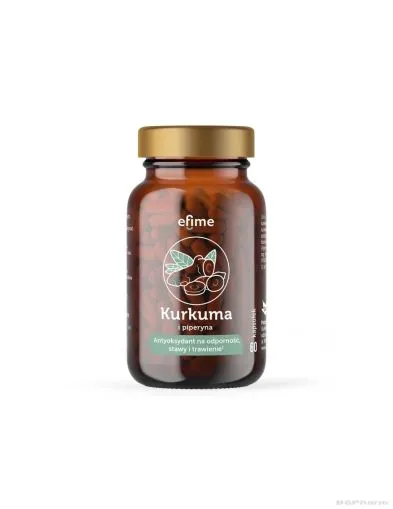 Куркума + Черен пипер екстракт Efime х 60 капсули Ekamedica
