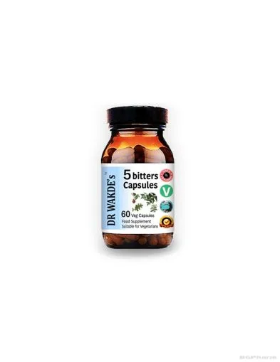 5 Горчивки Аюрведа х 60 капсули DR WAKDE’s | 5 Bitters