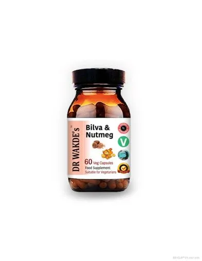 Билва и Индийско орехче екстракт х 60 капсули DR WAKDE's | Bilva & Nutmeg