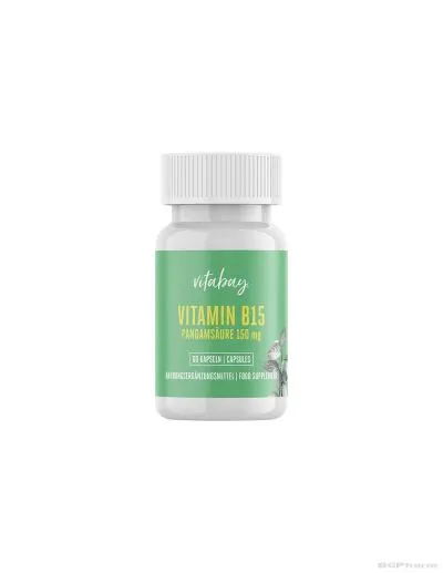 Пангамова киселина (Витамин Б15) х 60 капсули Vitabay | Vitamin B15 Pangamic acid