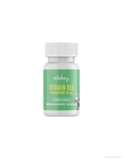Пангамова киселина ( Витамин Б15 ) х 60 капсули Vitabay | Vitamin B15 Pangamic acid