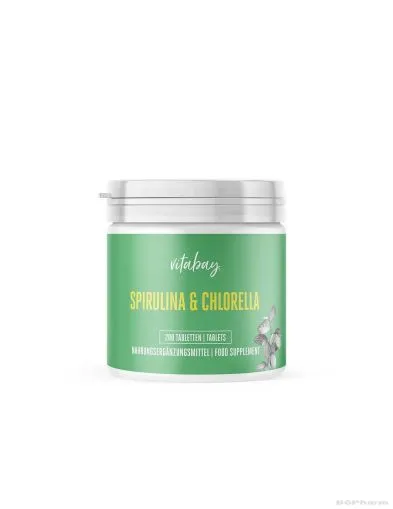 Spirulina & Chlorella Extrakt Спирулина и хлорела - 200 таблетки