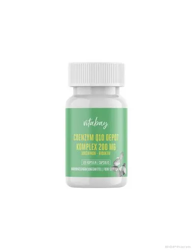 Коензим Q10 Комплекс 200 мг х 120 капсули Vitabay | Coenzyme Q10 Depot Complex