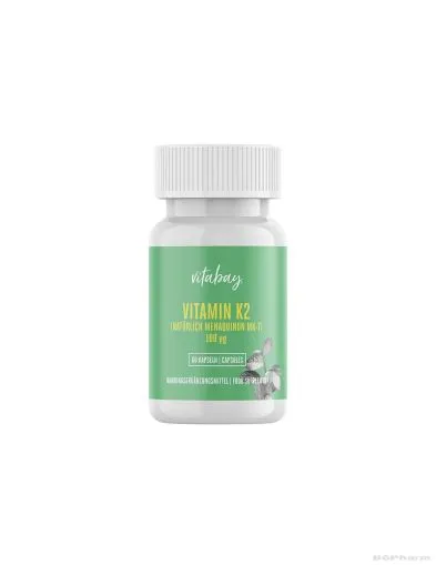 Витамин К2 100 мкг х 60 таблетки Vitabay | Vitamin K2