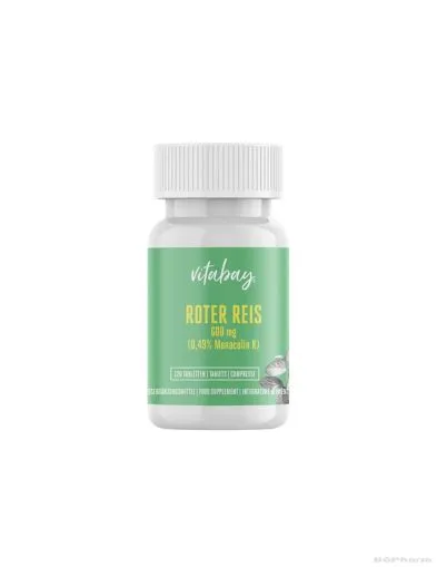 Червен ориз екстракт с монаколин К х 120 капсули Vitabay | Red Rice Yeast Monacolin K