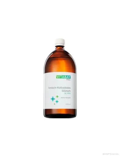 Колоиден силиций 50 РРМ силно концентриран х 1000 мл Vitabay | Colloidal Sillicon