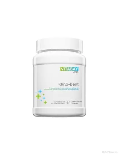 Зеолит и Бентонит х 1000 гр за детоксикация Vitabay | Zeolite & Bentonite