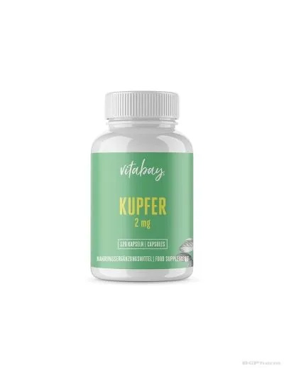 Мед 2 мг х 120 капсули Vitabay | Copper
