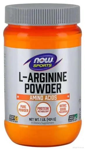 Л-Аргинин на прах 454 гр Now Foods Sports | L-Arginine