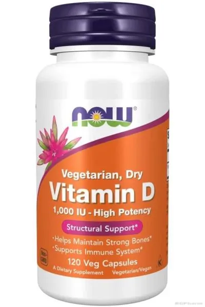 Витамин Д 1000 IU за вегетарианци и вегани х 120 капсули | Vitamin D2 Ergocalciferol