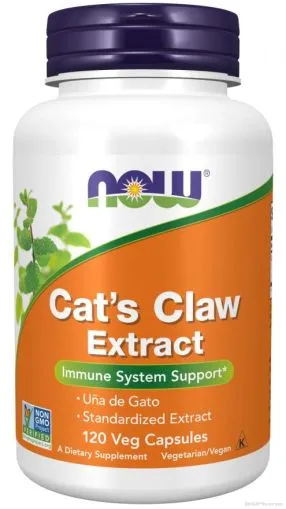 Котешки нокът екстракт 334 мг х 120 веган капсули Now Foods | Cat's Claw