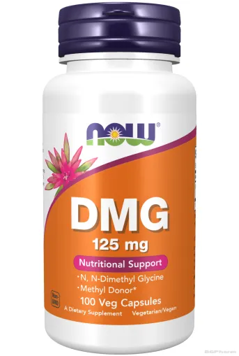 ДМГ Диметилглицин 125 мг х 100 капсули Now Foods | DGM Dimethyl Glycine
