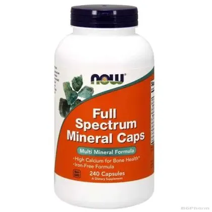 Пълен спректър минерали х 100 таблетки Now Foods | Full Spectrum Minerals