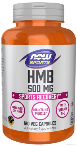 ХМБ Хидроксиметилбутират 500 мг х 120 капсули Now Foods | HMB